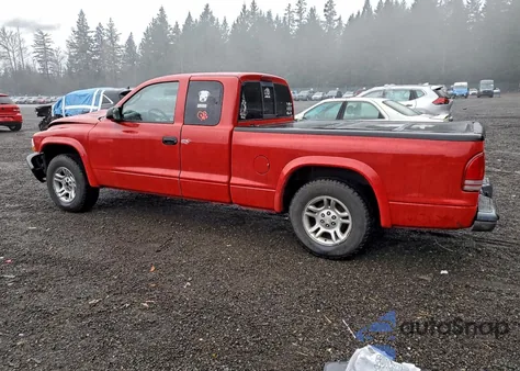 2004 Dodge Dakota Sxt z USA, uszkodzony, nr VIN 1D7GL12K14S590042